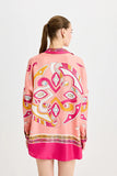 CAMISA ZEUGMA DE SEDA ROSA GRANDE COLEÇÃO VERÃO 26