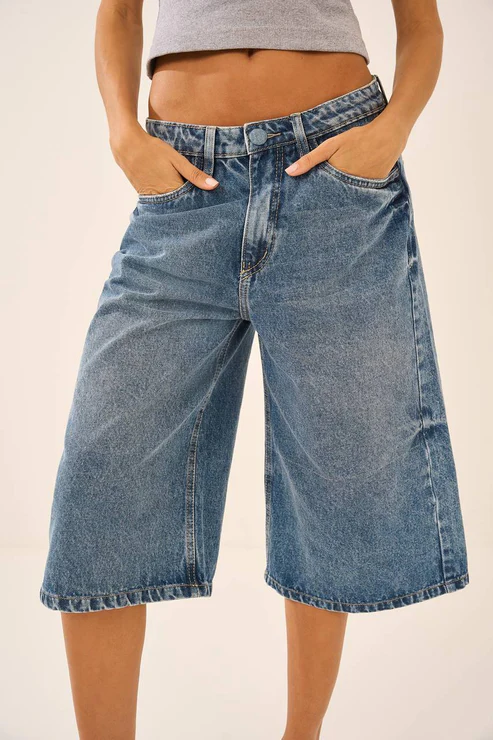 BERMUDA JEANS COLEÇÃO INVERNO 25