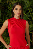 BLUSA OMBRO DETALHE FRANZIDO COLEÇÃO VERÃO 24