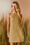 VESTIDO CURTO GOLD COLEÇÃO VERÃO 26