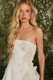 VESTIDO CURTO GEORGIA BABADO COLEÇÃO VERÃO 27