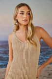 VESTIDO MIDI ALINE CROCHET COLEÇÃO ALTO VERÃO 25