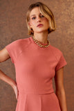 VESTIDO MIDI CANELADO COLEÇÃO INVERNO 25