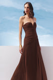 VESTIDO LONGO DECOTE DRAPE COLEÇÃO VERÃO 27