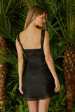 VESTIDO CURTO SAIA CAMADAS COLEÇÃO VERÃO 24