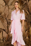 VESTIDO CHEMISE SAIA TRANSPASSADA COLEÇÃO ALTO VERÃO 24