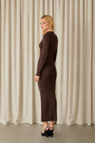 VESTIDO MIDI BRUNA TRICOT COLEÇÃO INVERNO 26