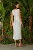 VESTIDO MIDI ZIPER LATERAL JACQUARD COLEÇÃO VERÃO 24