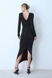 VESTIDO MIDI FRANZIDOS FRENTE E COSTAS COLEÇÃO INVERNO 26