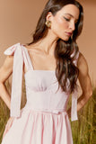 VESTIDO CURTO ALÇA LAÇO COLEÇÃO VERÃO 26