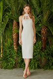 VESTIDO MIDI DECOTE TIRAS COLEÇÃO VERÃO 24