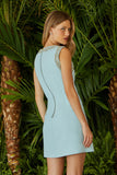 VESTIDO DECOTE V BORDADO COLEÇÃO VERÃO 24