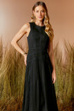VESTIDO MIDI MIX DE RENDAS COLEÇÃO VERÃO 26