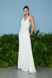 VESTIDO LONGO MARCELA ALFINETES COLEÇÃO VERÃO 26