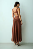 VESTIDO MIDI DECOTE NADADOR E SAIA ASSIMETRICA COLEÇÃO VERÃO 27