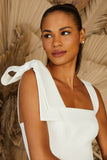 VESTIDO MIDI LAÇO OMBRO COLEÇÃO ALTO VERÃO 24