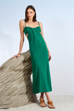 VESTIDO MIDI JERSEY DETALHE DECOTE COLEÇÃO ALTO VERÃO 26