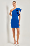 VESTIDO OMBRO ALFAIATARIA GLAM COLEÇÃO ALTO VERÃO 24