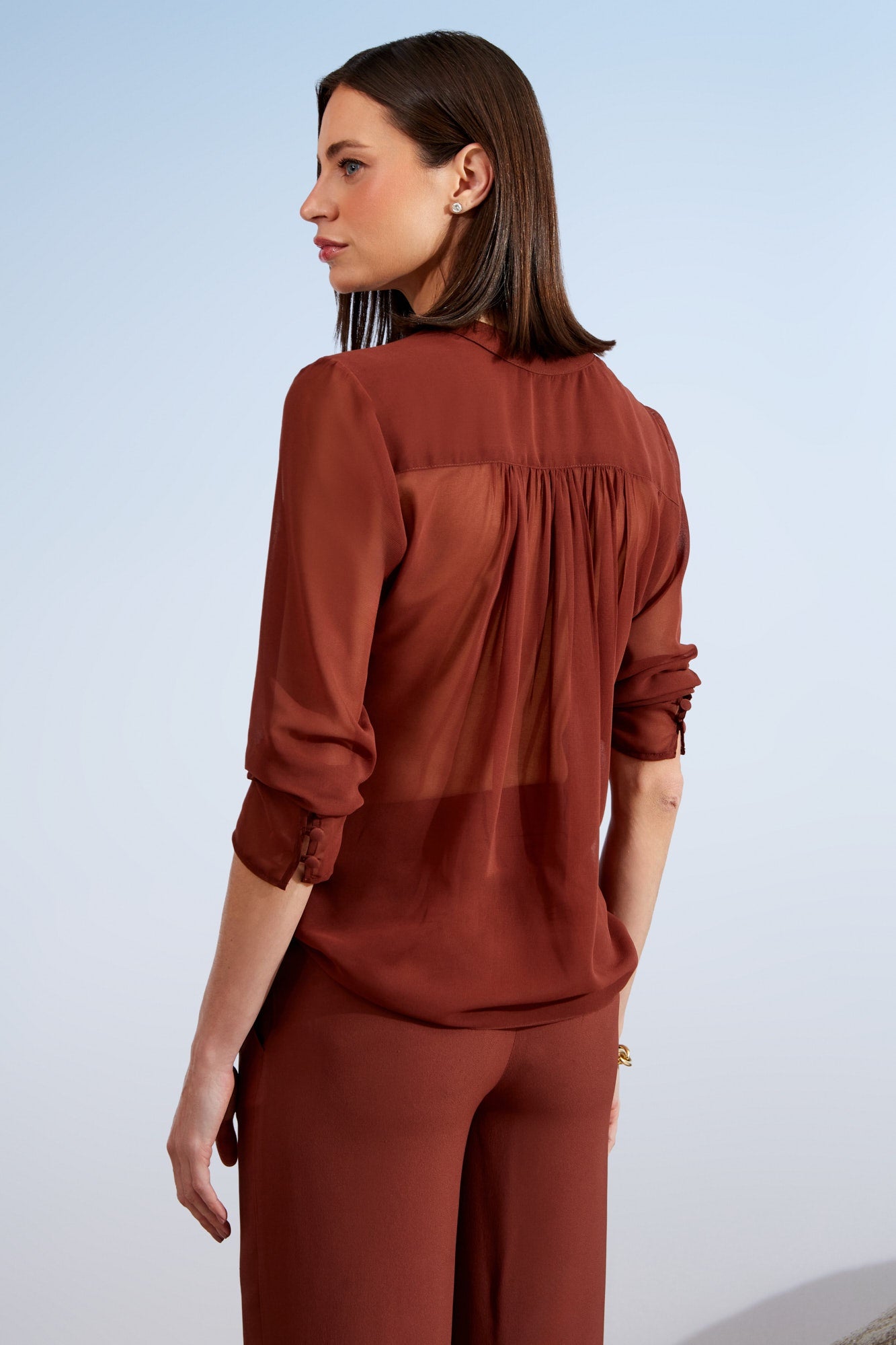 BLUSA MANGA LONGA BOTÕES COLEÇÃO ALTO VERÃO 26