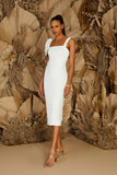 VESTIDO MIDI LAÇO OMBRO COLEÇÃO ALTO VERÃO 24