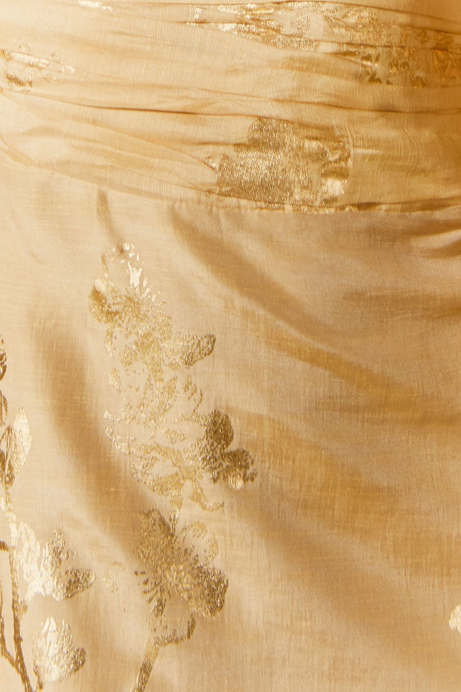 VESTIDO MIDI RUSTIC OURO COLEÇÃO VERÃO 26