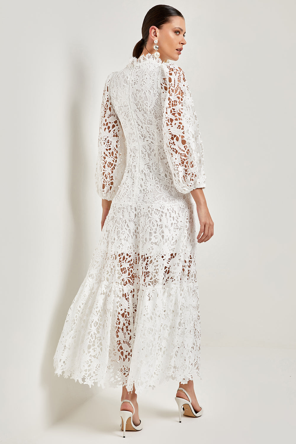 VESTIDO MIDI RENDA COLEÇÃO VERÃO 24