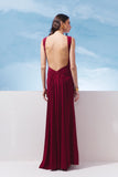 VESTIDO LONGO JERSEY DETALHE COSTAS COLEÇÃO VERÃO 27