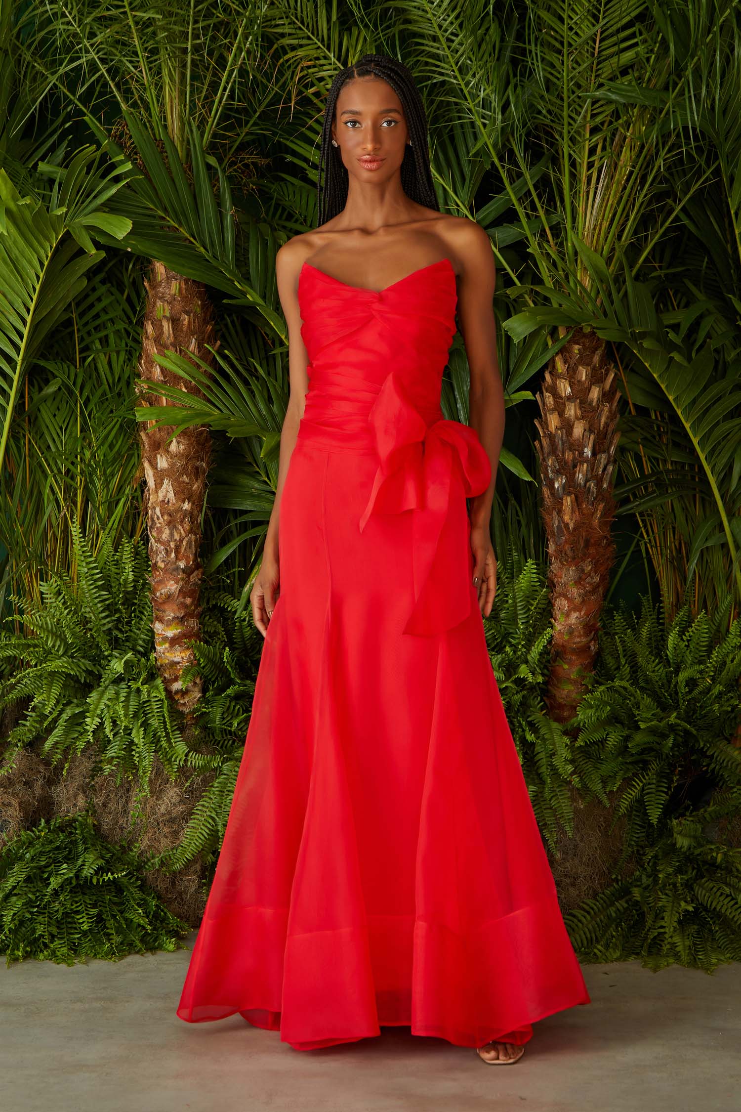 VESTIDO DETALHE DRAPEADO LAÇO COLEÇÃO VERÃO 24