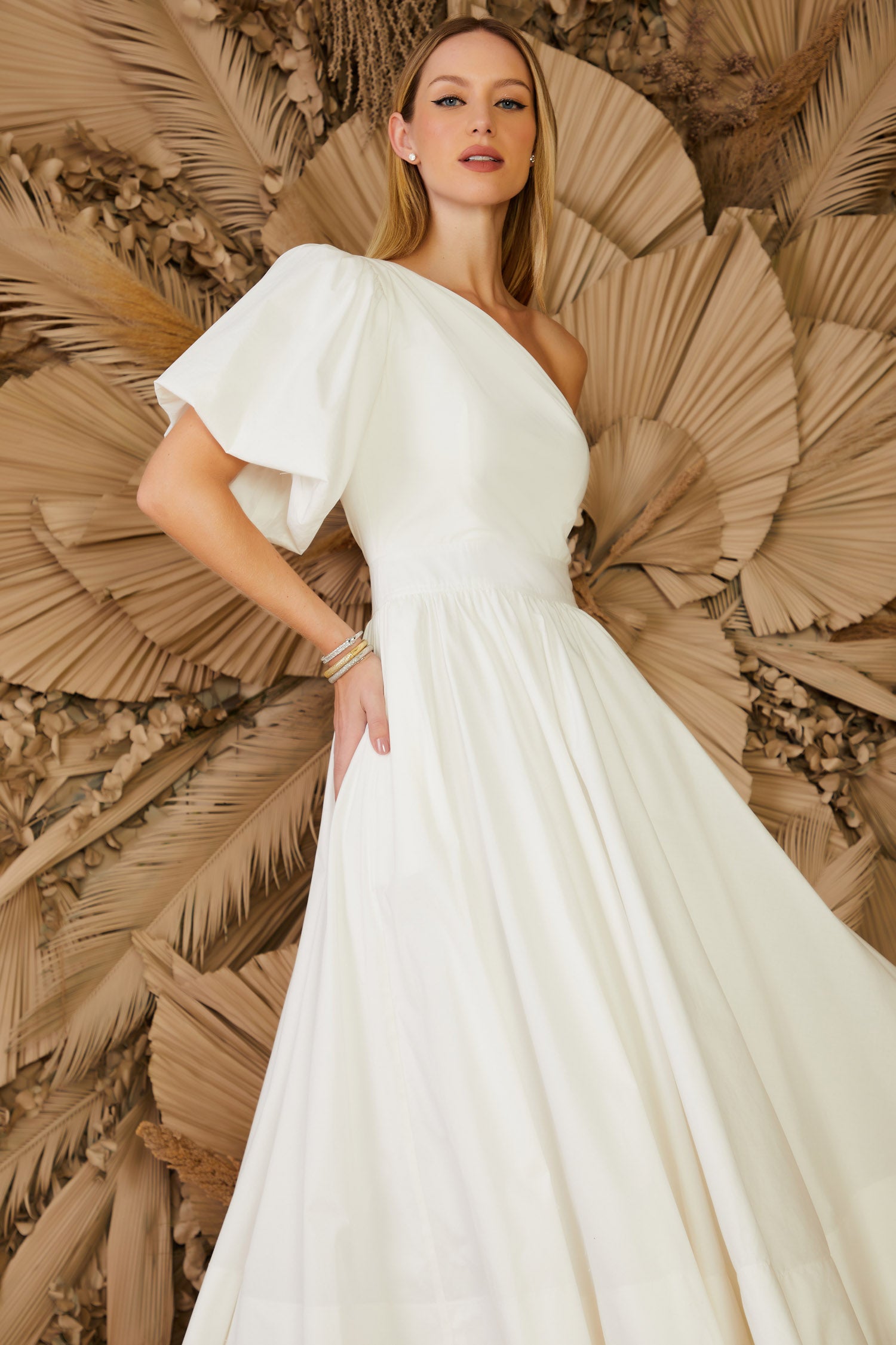 VESTIDO MIDI OMBRO SÓ COLEÇÃO ALTO VERÃO 24