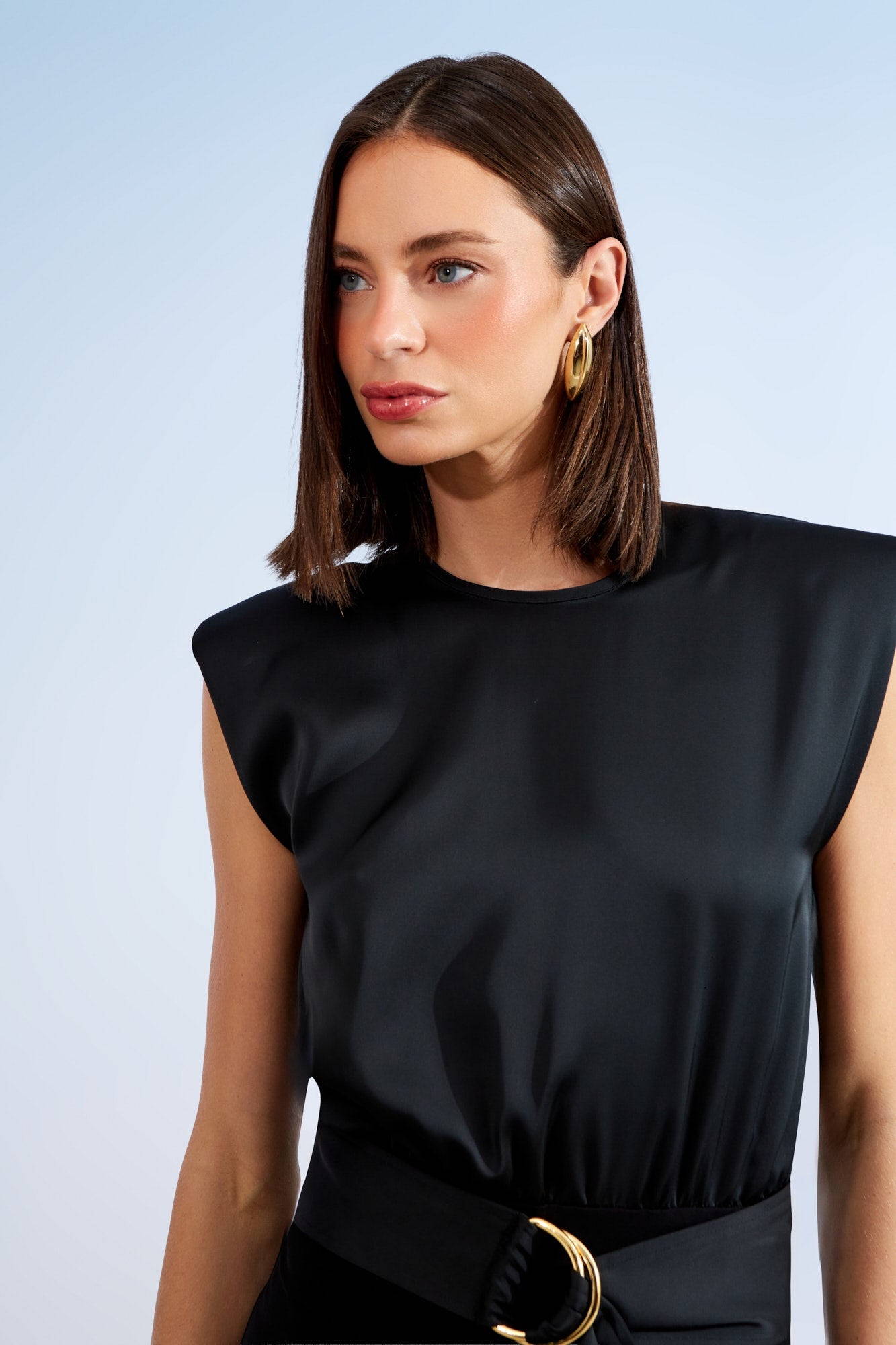 VESTIDO MIDI MIX SEM MANGA COLEÇÃO ALTO VERÃO 26