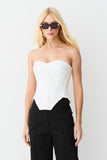 CORSELET TOMARA QUE CAIA DECOTE CORAÇÃO COM BARBATANAS COLEÇÃO INVERNO 26