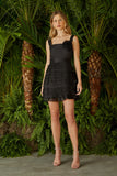 VESTIDO CURTO SAIA CAMADAS COLEÇÃO VERÃO 24