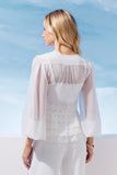 BLUSA BABADOS E DECOTE DE RENDAS COLEÇÃO VERÃO 27