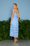VESTIDO MIDI SERENA TOMARA QUE CAIA COLEÇÃO VERÃO 26