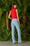 CALÇA JEANS BOTÕES COLEÇÃO VERÃO 24