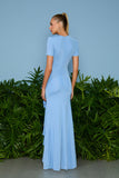 VESTIDO LONGO LU BABADO IRREGULAR COLEÇÃO VERÃO 26