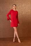 VESTIDO CURTO DETALHE PUNHO COLEÇÃO INVERNO 25