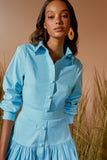 VESTIDO CHEMISE CURTO PREGAS COLEÇÃO VERÃO 26