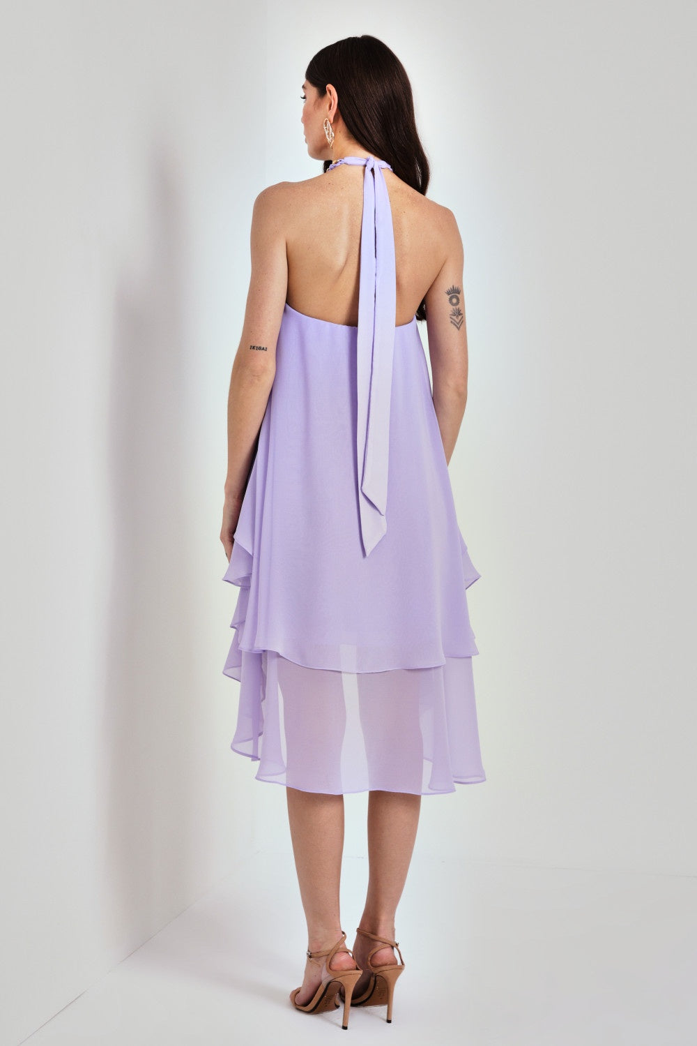 VESTIDO OCEANO EM CAMADAS COLEÇÃO VERÃO 26