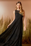 VESTIDO LONGO RENDA BLACK COLEÇÃO VERÃO 26