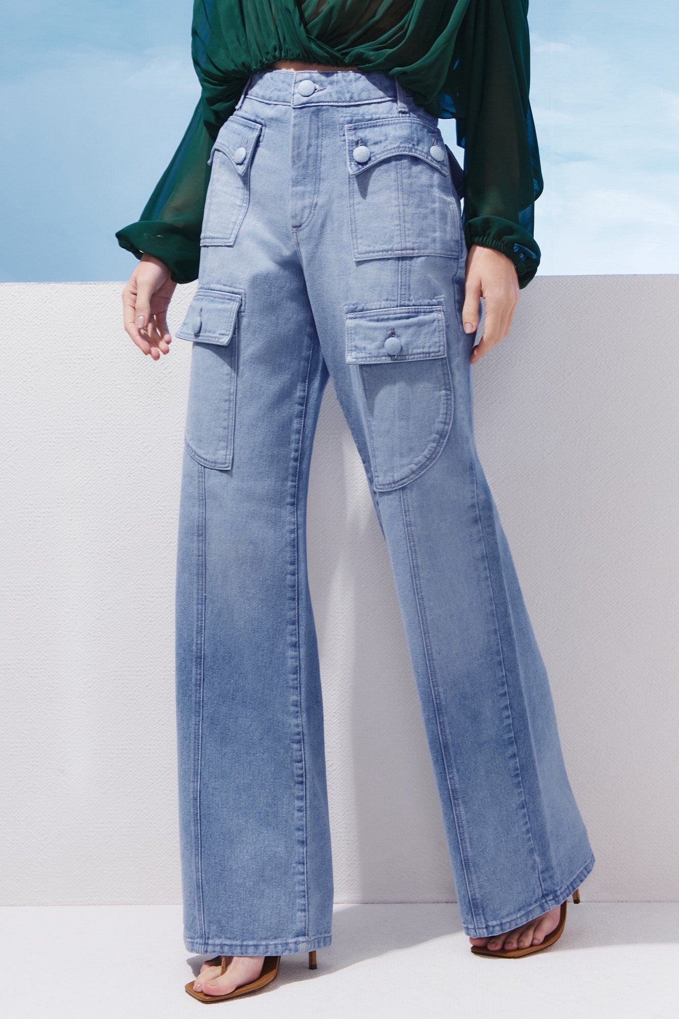 CALÇA JEANS RETA BOLSOS JEANS COLEÇÃO VERÃO 27