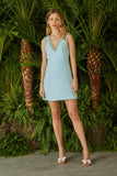 VESTIDO DECOTE V BORDADO COLEÇÃO VERÃO 24