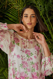 BLUSA ESTAMPA FLORAL INTUITIVO MANGA COLEÇÃO VERÃO 24