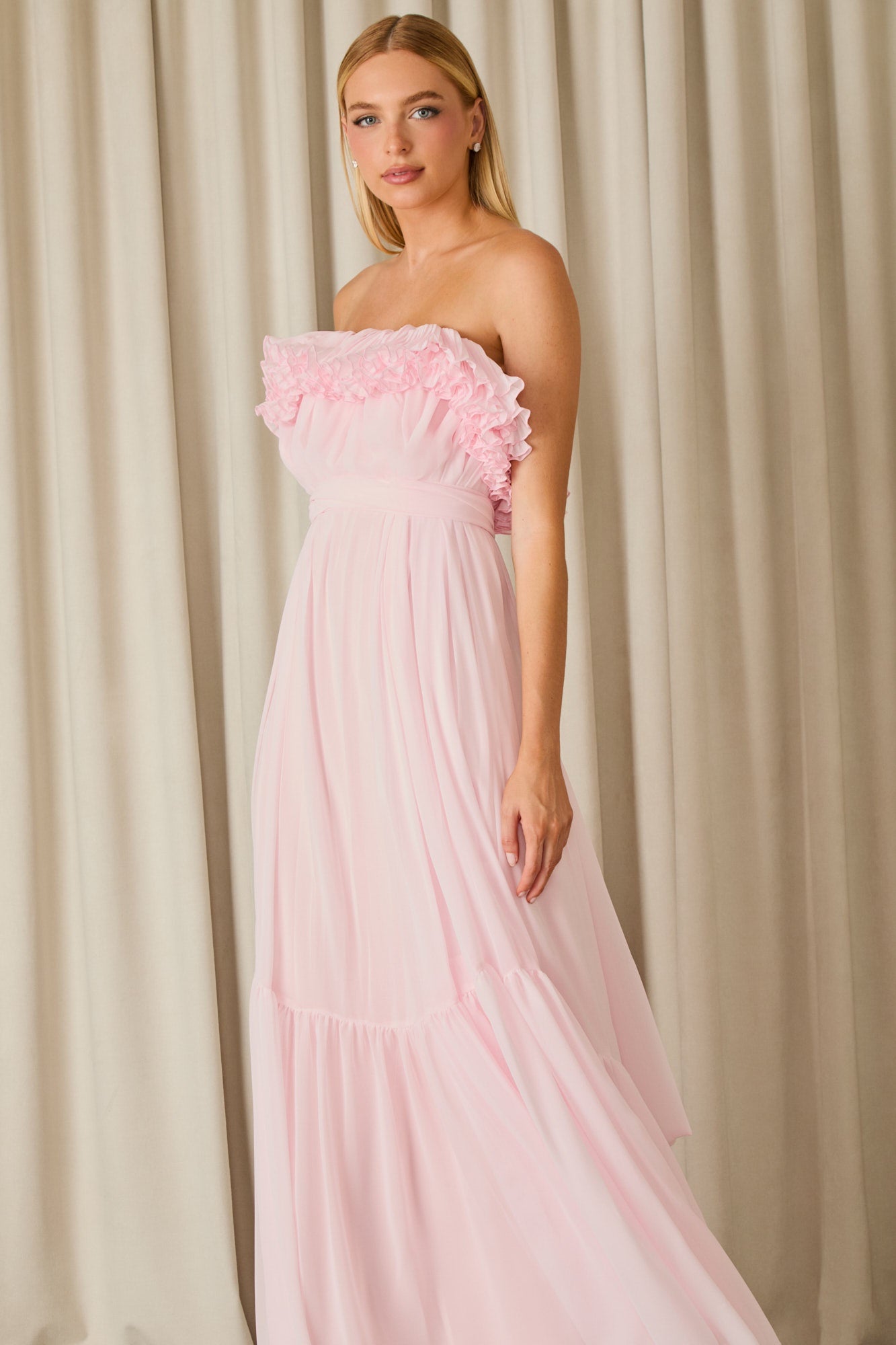 VESTIDO LONGO MANUELA TOMARA QUE CAIA COLEÇÃO INVERNO 26
