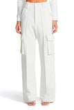 CALÇA PANTALONA DE MALHA COM BOLSO E FRISOS COLEÇÃO VERÃO 24