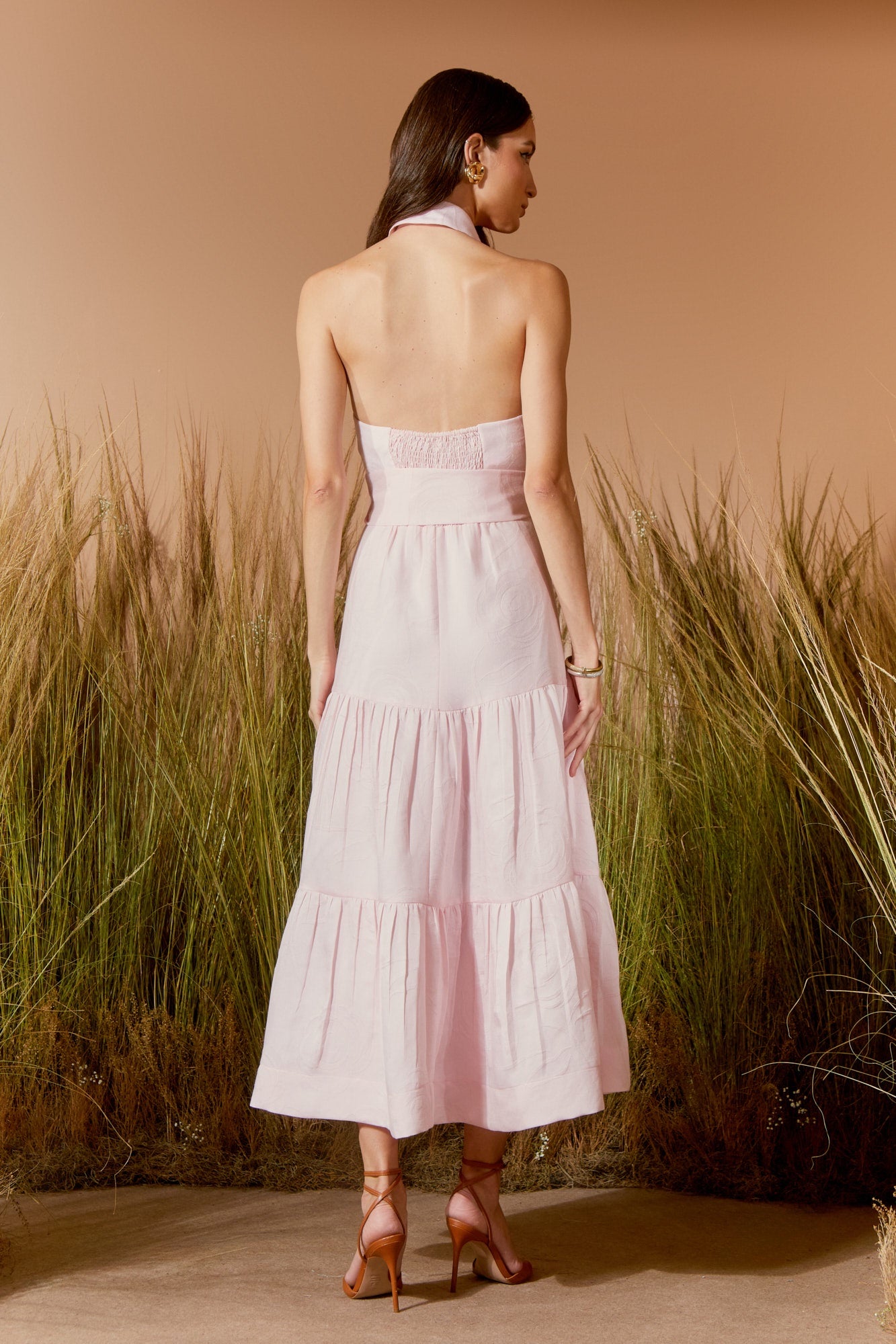 VESTIDO MIDI CHEMISE LE ROSE COLEÇÃO VERÃO 26