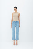 CALÇA RETA JEANS CROPPED COLEÇÃO VERÃO 26