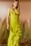 VESTIDO LONGO DETALHE FLORES COLEÇÃO VERÃO 26