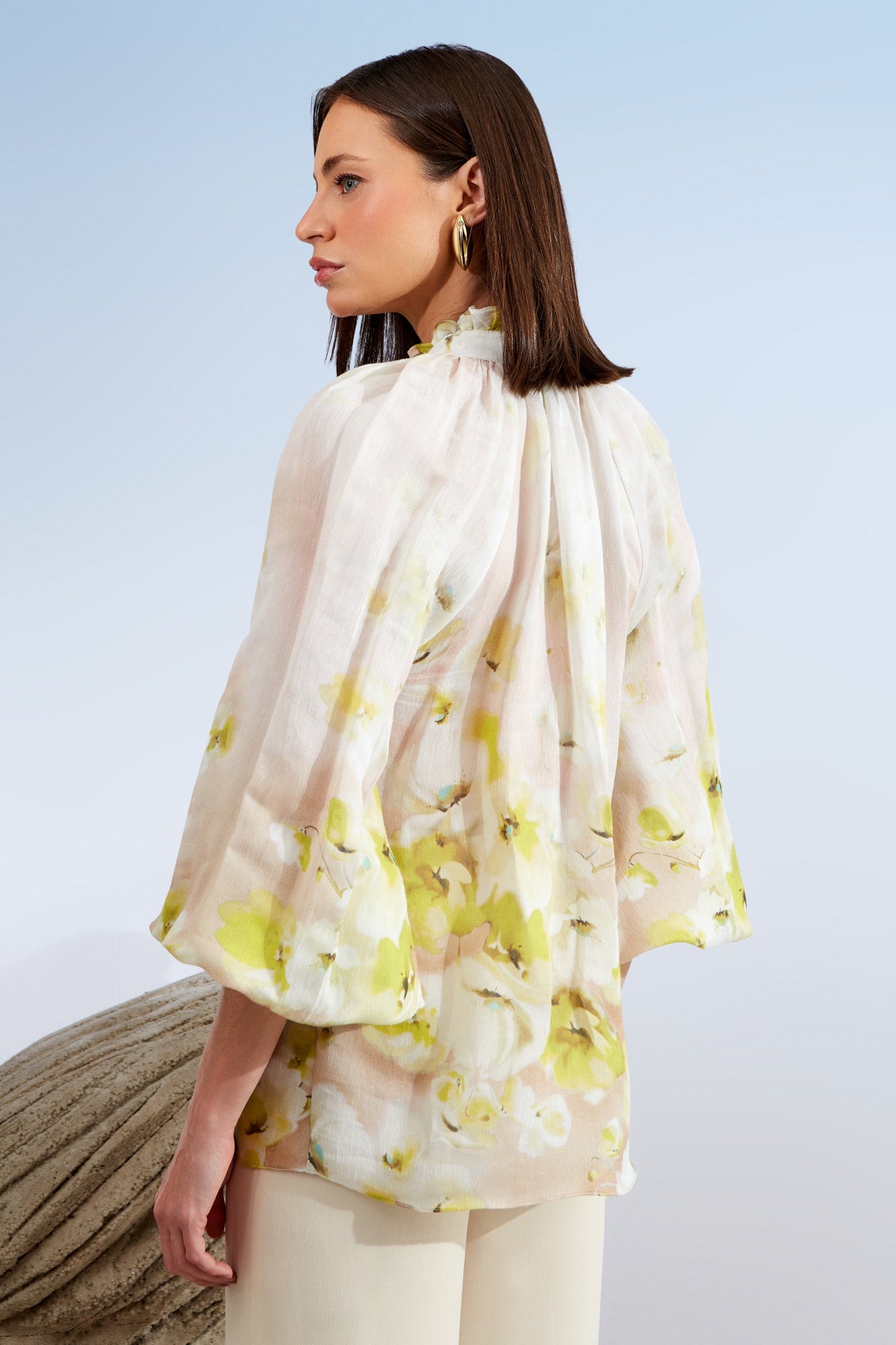 BLUSA MANGA ESTAMPA GEORGIA COLEÇÃO ALTO VERÃO 26