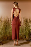 VESTIDO MIDI DECOTE COSTAS COLEÇÃO VERÃO 26